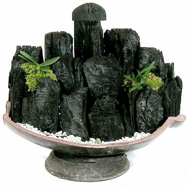 숯부작2호 (OW-0072)[꽃배달서비스/축하화분/개업화분], 1개