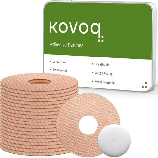 무채혈 혈당 리브레 센서 접착제 접착 패치 프리스타일 2 인슐린 펌프용 방수 CGM 재사용 가능 하드쉘 커버가 포함된 커버로 14일 보호 강화 프리미엄 틴 팩(Tan)