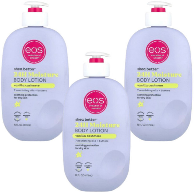 eos 바디로션 바닐라케시미어 473ml 3개