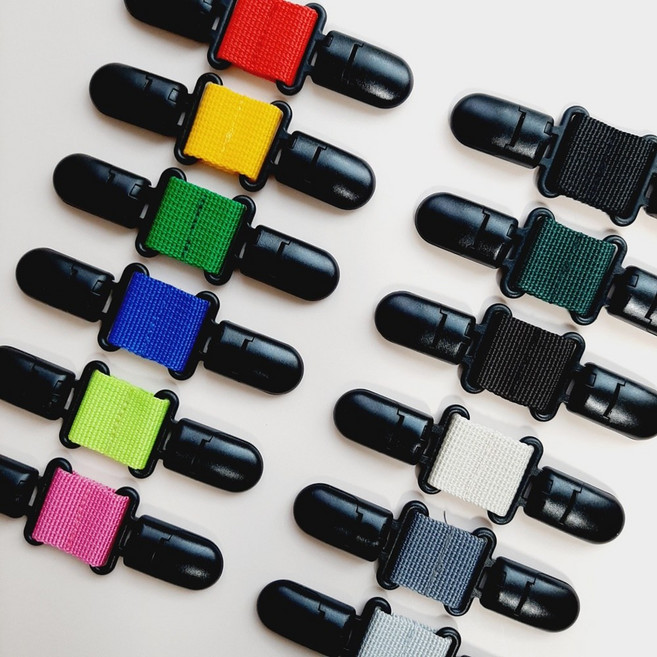 아기 유아 안전벨트 카탈 클립(5점식), 1개, 베이지