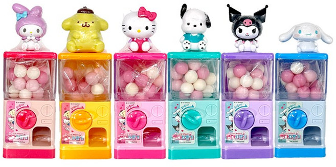 산리오 캐릭터즈 캔디 자판기 30g (종류랜덤발송), 1개