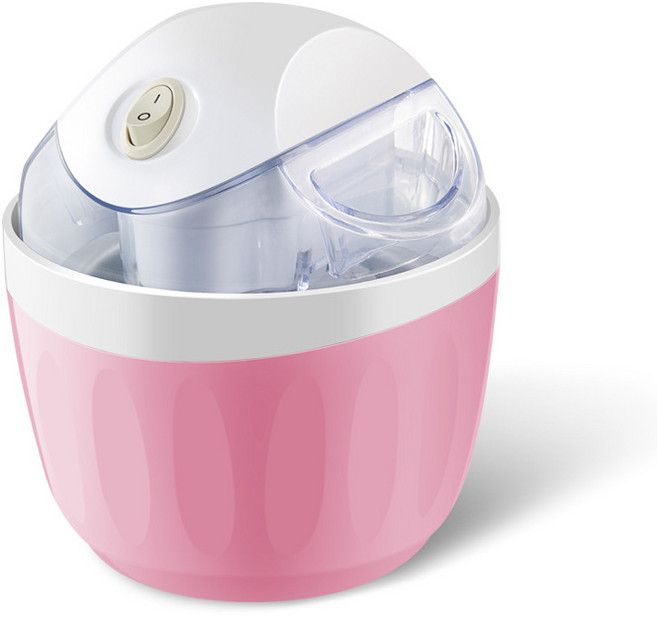 소프트 서브 아이스크림 메이커 스크램블 요구르트 기계 차가운 음료 과일 디저트 냉동고 스무디 블렌더 셔벗 밀크 쉐이크 믹서, Pink 500ml