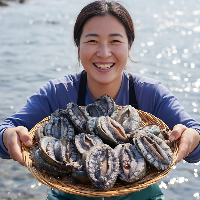 [명절선물세트] 완도 전복 선물세트 1kg 2kg 대 특대 특특대 선물 포장 명절 어버이날 부모님 선물세트 선물용, 1kg (7-8미), 1개