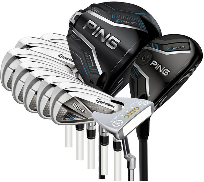 핑 G440 SIM2 남성 조합 골프채풀세트 11개세트, 클럽11개