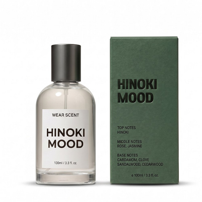 웨어센트 섬유향수 멀티퍼퓸 룸스프레이 드레스퍼퓸, 히노끼무드, 1개, 100ml