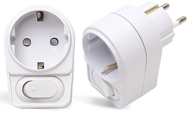 절전형 LED L자 멀티탭 1구 어댑터, 2개, 5cm