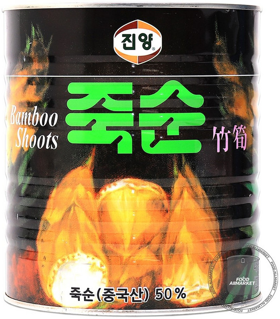 푸드올마켓_ 진양 죽순 통조림 3kg, 1개