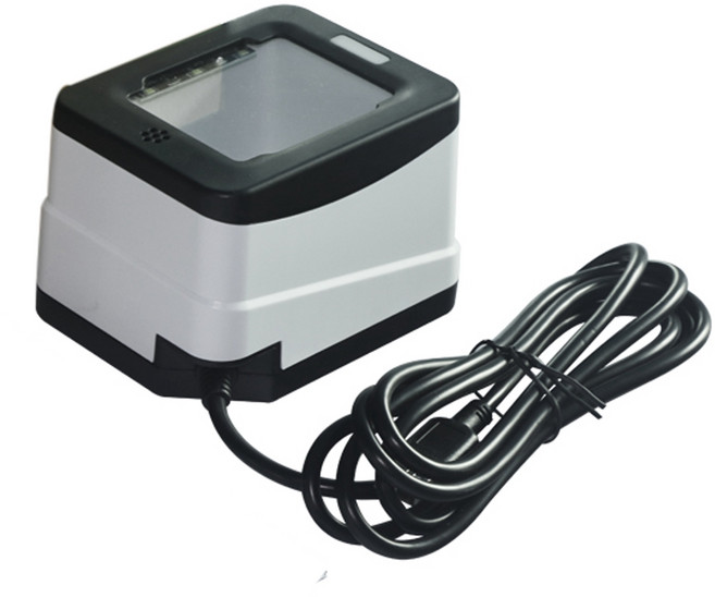 XT2001B USB / RS232 바코드 리더 휴대용 모바일 결제 상자 1D / 2D 코드 다기능 QR 리더 바코드 스캐너, 하얀색, 1개