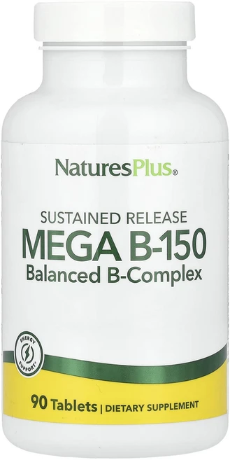 NaturesPlus 서방형 메가B-150 균형 잡힌 B 복합체 90정, NaturesPlus서방형메가B150균형잡힌B복합체90, 1개 - 쿠팡
