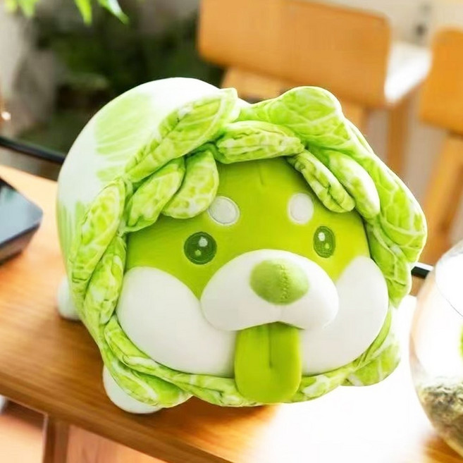 동물 강아지인형 애착 모찌인형 책상 낮잠베개 소파쿠션 인테리어 장식 생일 조카 선물, 1개, (단일색상), 30cm