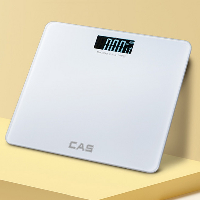 정확한 cas 카스체중계 CAS 몸무게측정기 전자저울 가정용 화이트