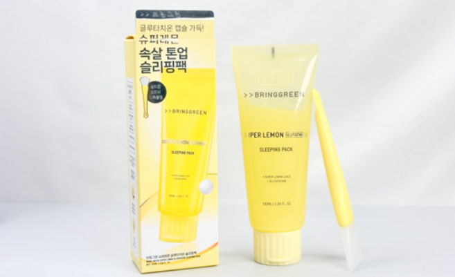 브링그린 슈퍼레몬글루타치온슬리핑팩, 1개, 100ml