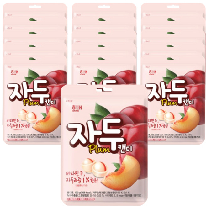 해태제과 자두 캔디, 130g, 32개