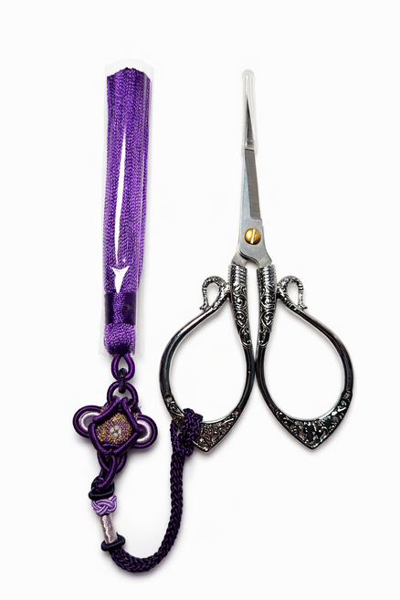 로잘린 쥬얼리 레트로 공예용 가위 DIY 전문가 가위, 1개, 실버