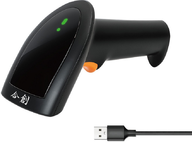 【Co-create 合創】(一二維條碼掃描器 行動支付 手機發票載具 掃描槍), 1個, ADD-100 一維有線條碼掃描器