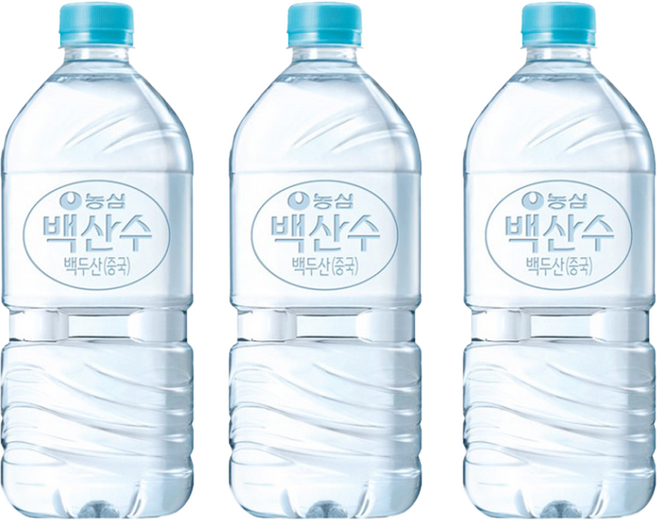 백두산수 화산암반층 먹는샘물 무라벨 생수, 36개, 1L