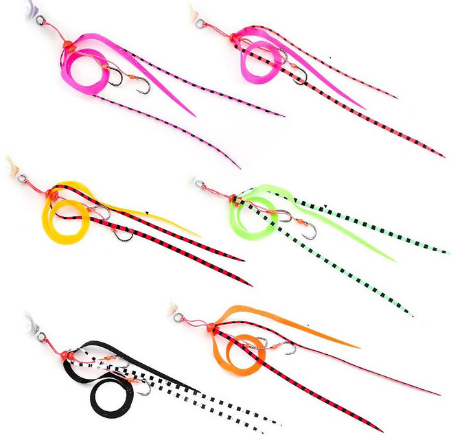 굿보이 타우러스 MG 타이라바 스커트 훅 셋 2 참돔 타이러버 루어낚시 선상낚시 낚시용품 타이라바용품, 1개