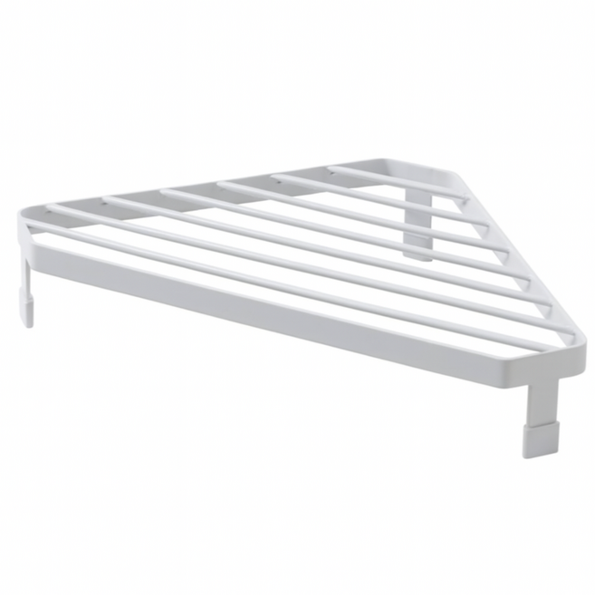 생활의정석 인덕션 코너 삼각 선반, 화이트, 1개