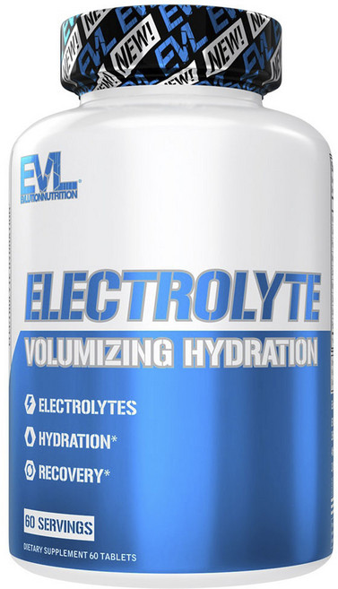 EVLUTIONNUTRITION 電解質補水錠, 1個, 60錠