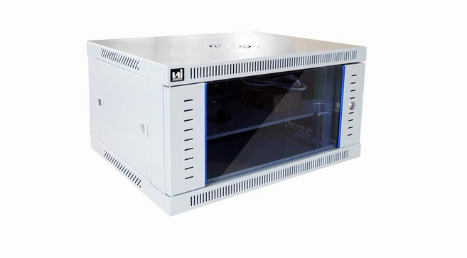 IN NETWORK 19인치 슬림너트 허브랙 그레이 W600xD450xH300 6U IN-H300, 1개