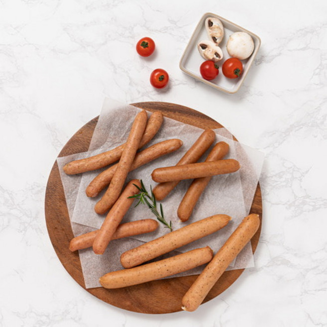 아이들간식 브런치 훈제 독일 수제소세지 4종(올포크카바 웨스턴그릴러 쵸리조 페퍼), 1세트, 990g