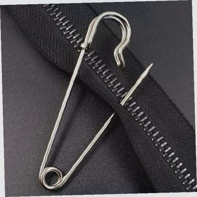스테인리스 안전핀 중형 5cm 10p 침구류 옷 스카프 고정 클립, 상세페이지 참조