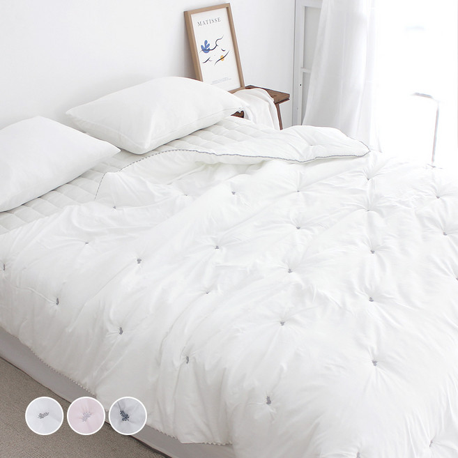 먼지없는 부드러운 알러지케어 사계절 차렵이불 세트