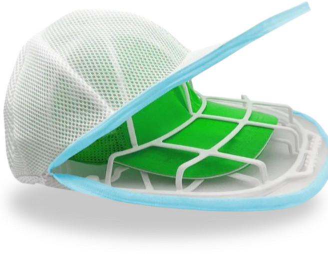 고몰 모자 전용 세탁망 세탁틀 세트, 1세트, 화이트