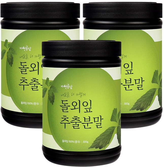 두손애약초 돌외잎 가루 분말 추출물, 3개, 300g