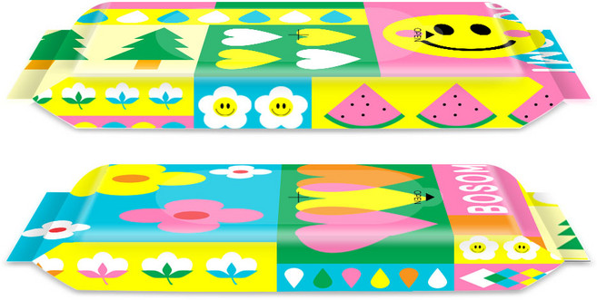 보솜이 아기 물티슈 케어 휴대용 10매, 10개입, 3개