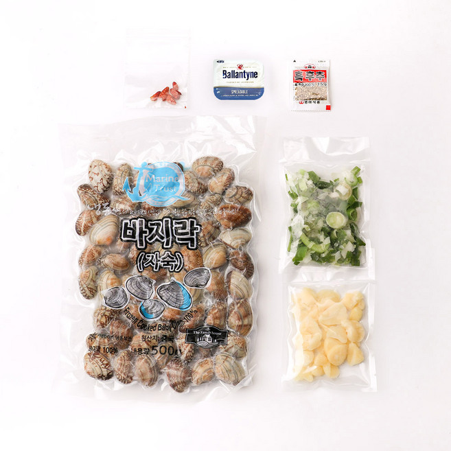 바른씨 바지락술찜 밀키트 2인분 (약 1.1KG)