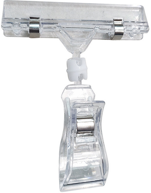 투명 pop집게 가격표꽂이 쇼클립 소형