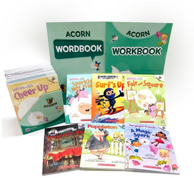 Acorn: Level B 17종 FULL SET (CD & StoryPlus QR + Wordbook + Workbook), Scholastic