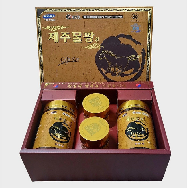 제주 물꽝 환 말뼈환 Jeju Horse bones, 중간 병 280g, 280g, 1개