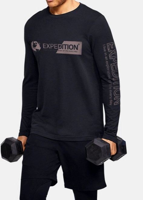 (당일배송)빅사이즈 가능 여름 기능성 긴팔 쿨 티셔츠 냉감 슈퍼드라이 아이스 쿨 긴팔티 익스페디션 아이스 쿨 남성 티셔츠