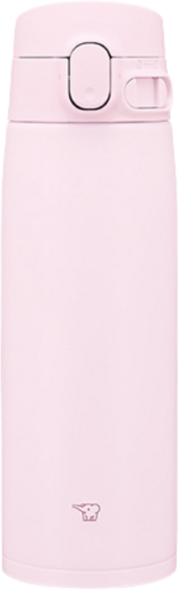 【象印 ZOJIRUSHI】SM-VB 系列不鏽鋼保溫杯 720ml 附杯底保護套, 櫻花粉, 1個, 600ml