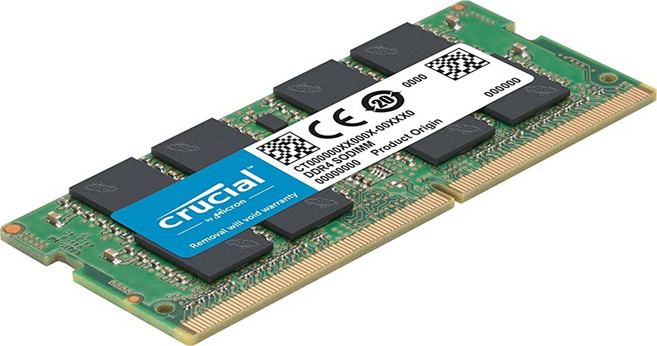 Crucial 노트북용 증설 메모리 16GB16GBx1장 DDR4 3200MT/sPC425600 CL22 SODIMM 260pin CT16G4S, 3200MHz, 16GB
