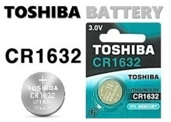 [일반우편발송] 도시바 CR1632 리튬전지 3V 키배터리, 1개, 1개입