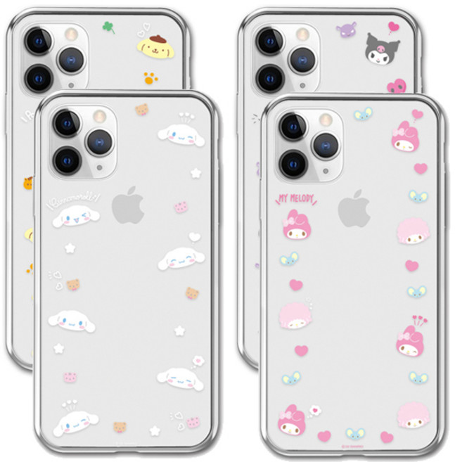 LG Q92 Q31 Q61 벨벳 V50 V50S Q52 Q51 LG Q70 X2 X4 X5 X6 2019 2018 G7 / COZY 정품 산리오캐릭터 큐트 투명젤리 폰 케이스