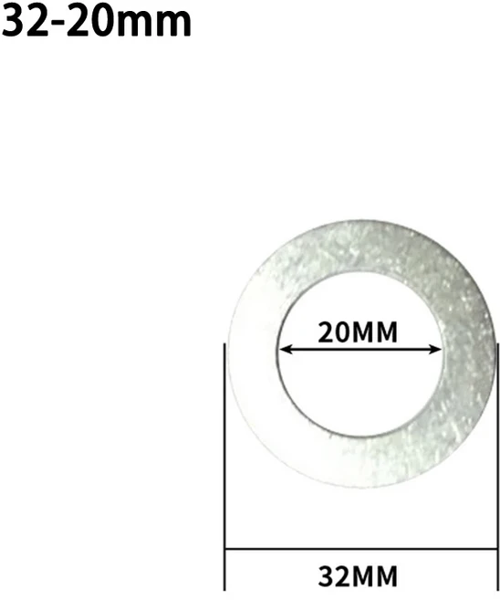 원형 톱날 변환 링 커팅 디스크 내부 구멍 어댑터 링 다양한 크기 16-10mm 32-16mm 32-20mm 32-25.4mm, 04 32-20mm, 01 빠른