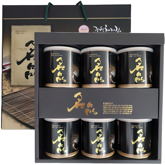 해저식품 광천해저김 명품선물세트 6호, 1세트