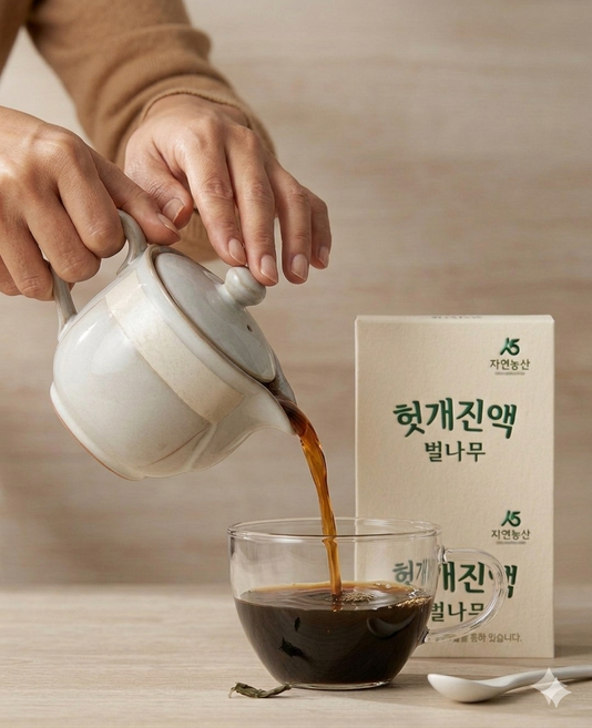 벌나무헛개진액( )50포 더진한액기스 헛개진액벌나무 자연초농산, 50개, 105ml