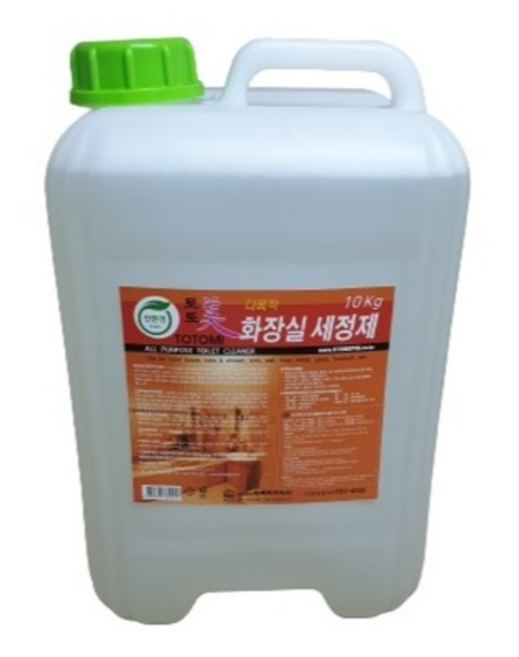 친환경 토토미 10L 화장실세정제 욕실 타일 물때