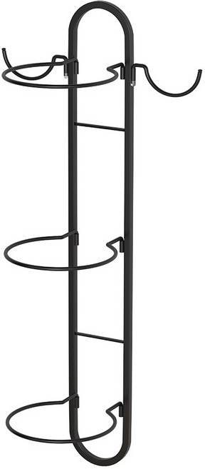 조립식 정리대 벽 부착 공 거치대 볼 3구 보관 랙 스포츠 체육 수납 받침대 축구 농구 배구, 1개