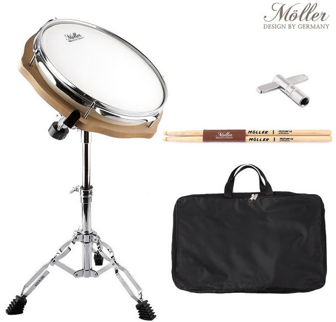 리얼 드럼 연습패드 12인치 스탠드포함 드럼패드, 단품, 1개