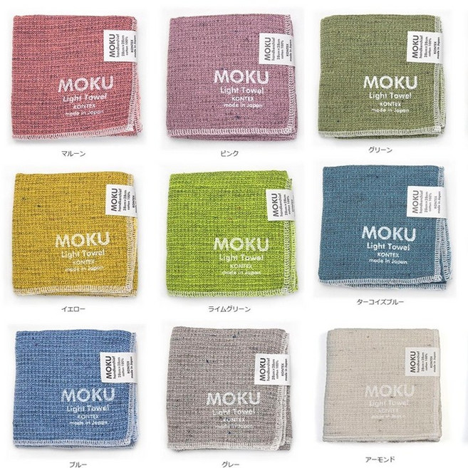 Moku日本製毛巾 28x28cm手帕型運動小毛巾, 1個, 粉紅