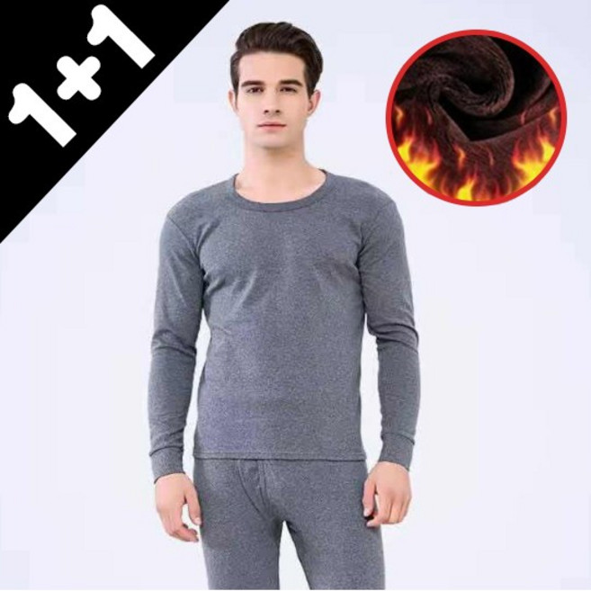 남자 내복 내의 상하의 세트 기모 발열 내의 1+1