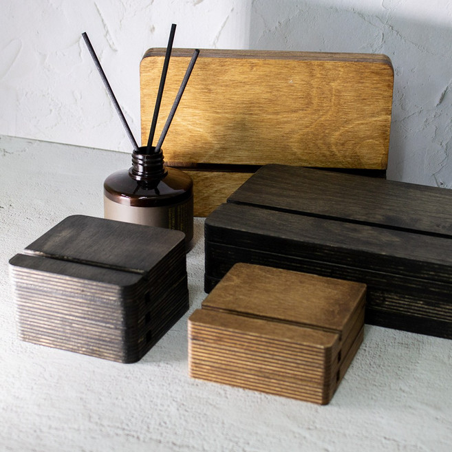 애드바이 업소용 카페 제작 우드 메뉴판, 도토리 스탠드(소형)