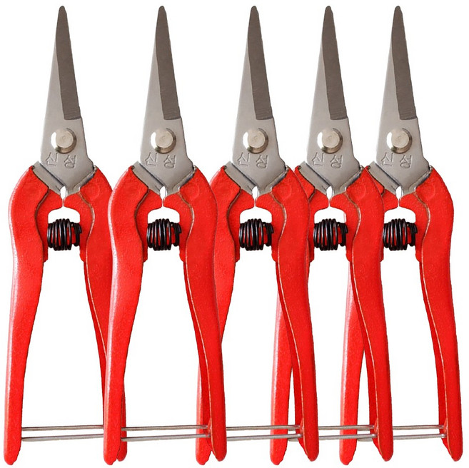 신성 실용가위3호 4호 적과대 적과소 적과용 산업용 다용도 SB203 SB204, 실용4호(소), 5개