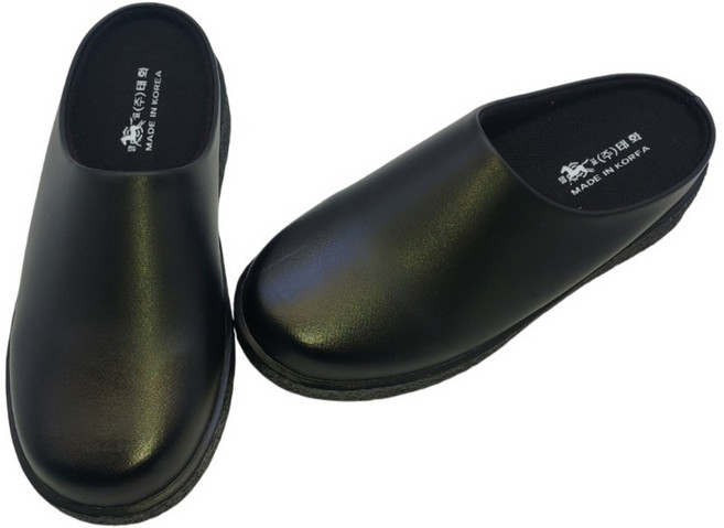 편안한 착화감 3.5cm굽 국산 여성 블로퍼 뮬 샌들 슬리퍼 실내화 쿠골